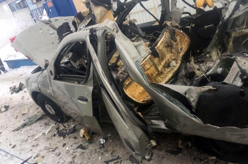 В Башкортостане на АЗС взорвался автомобиль с ГБО